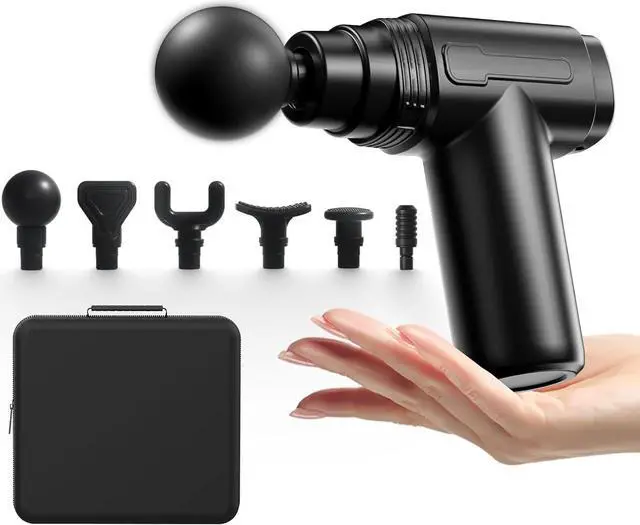 Alt view image 7 of 7 - Massage Gun Mini, Portable Mini Massage&Gun with 10 Speeds and Type-C Charging, Mini Massage&Gun Deep Tissue for Relaxation, Muscle&Massager&for Pain Relief, Mom Birthday Gifts