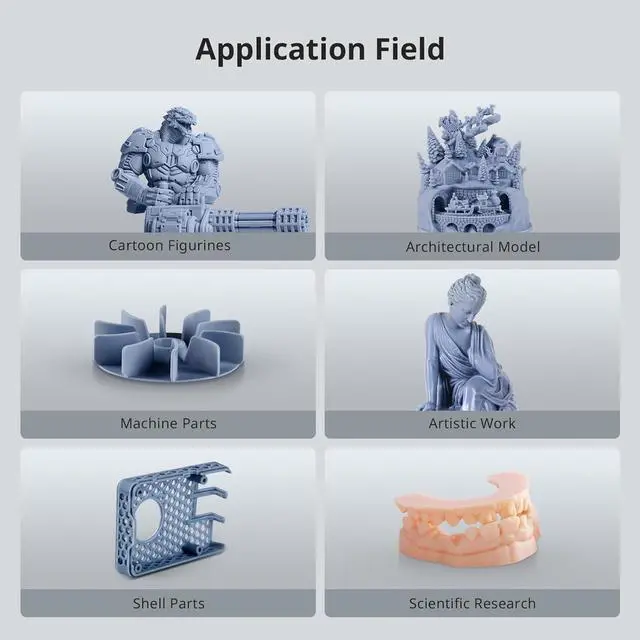 Alt view image 6 of 7 - ANYCUBIC ABS-Like 3D Printer Resin Pro 2, Stronger and Tougher, High Precision and Long-Lasting, Low Odor, Wide Compatibility for All LCD Resin 3D Printers (Grey, 1kg)