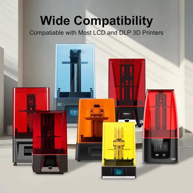 Alt view image 4 of 6 - Siraya Tech Sculpt High-Temp Resistant 3D Printer Resin - Up to 180C, High Precision, Compatible with 8K DLP/LCD Printers for Engineering, Jewelry, & Industrial Applications (Clear, 1kg)