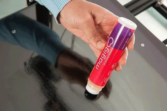 Alt view image 3 of 4 - MO2018 All-in-One Large Format 3D Printer Adhesive Glue, Reduces Warping for ABS, PLA, PETG, HIPS, ASA, and TPU Filament on Flex Plate, Glass, PEI, Buildtak, Kapton Build Plates 4 fl. oz.