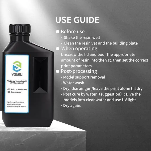 Alt view image 6 of 6 - Flexible Tough (Shore 80A) 3D Printer Resin, Soft Rubber/TPU Like 3D Printing Resin, High Elongation 405nm Fast UV-Curing Photopolymer Resin for LCD Printer, White 1000g