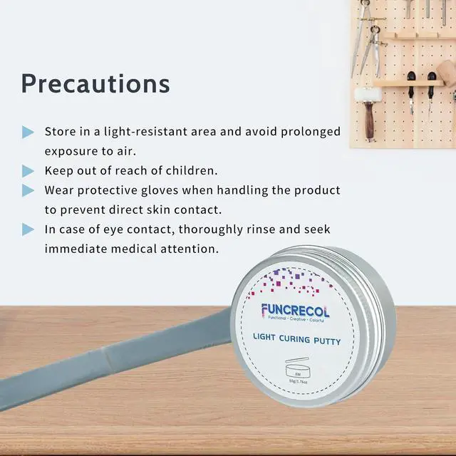 Alt view image 3 of 7 - Light Curing Putty,50G
