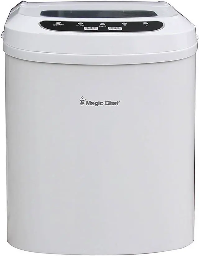 Main image of Magic Chef Portable Countertop Ice Maker, Small Ice Maker for Kitchen or Home Bar, Tabletop Ice Maker for Entertaining, 27-Pound Capacity, White