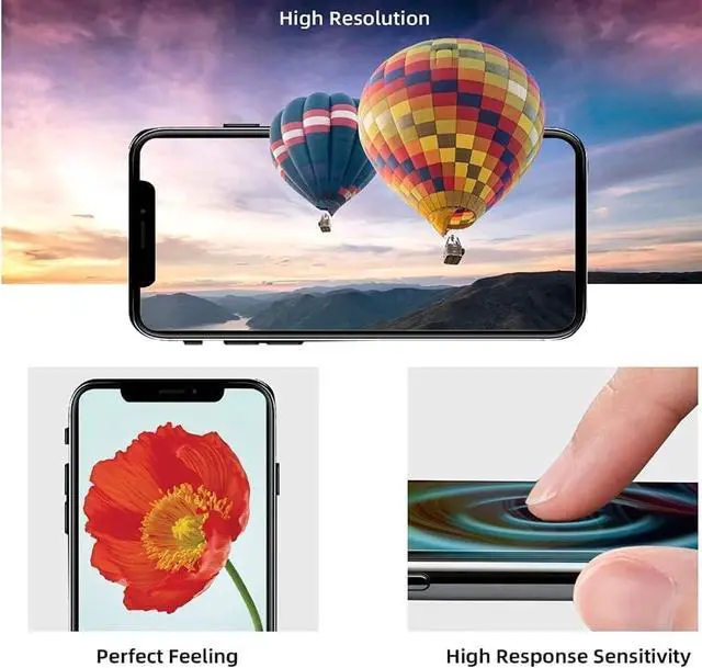 Alt view image 4 of 4 - for iPhone 13 Screen Replacement Kit, LCD Cellular Glass Display Repair Digitizer 6.1 inch Touch Screen with Repair Kit + Screen Protector