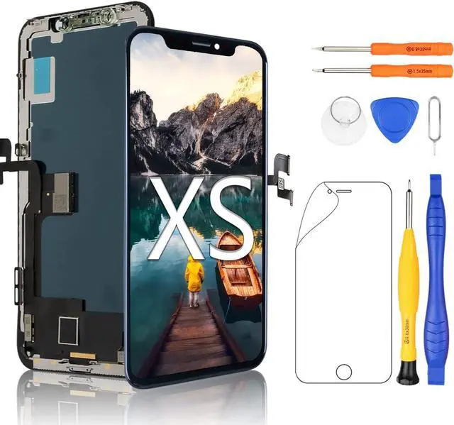 Main image of for iPhone Xs Screen Replacement LCD Display 3D Touch Digtizer 5.8 Inch Glass with Repair Tool Kit, Compatible with Model A1920 A2097 A2098 A2099 A2100