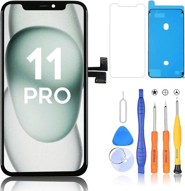 HXAQGP For IPhone 11 Pro Max LCD Display FHD Screen Replacement 3D Touch Digitizer Frame Full Assembly With Repair Tools Kit For 6.5 Inch