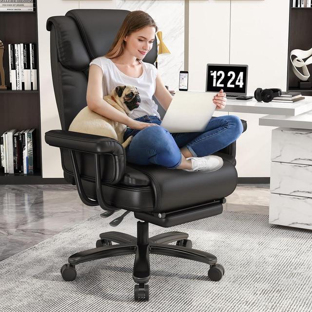 Big and tall reclining office chair discount