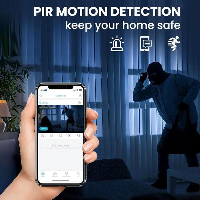 Alt view image 6 of 7 - Hidden Spy Camera, 2K WiFi Mini Camera, 100 Days Standby Battery Life, Cloud & SD Storage, Clear Night Vision, AI Motion Detection, Real-Time Record Security Wireless Camera Nanny Cam