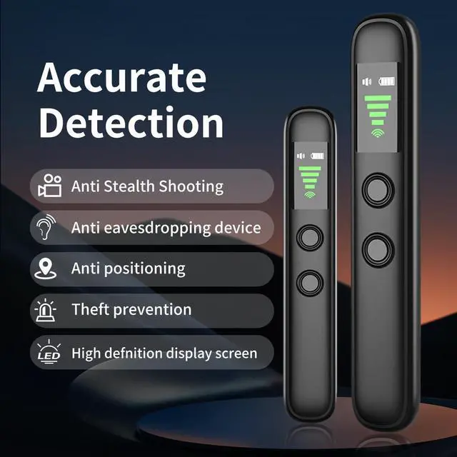 Alt view image 6 of 8 - Hidden Camera detectors,Device Detector, counterspy detectors, GPS Tracking detectors, Bug detectors Electronic scanners, RF detectors,Device Detector - For Office Car Hotel Travel Indoor Outdoor Use