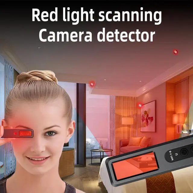 Alt view image 3 of 7 - Hidden Camera Detectors Camera Detector - Magnet Detector Vibration Detecting RF Wireless Signal Scanner for Home/Office/Travel/Hotel, 4 Levels Sensitivity 4 Modes