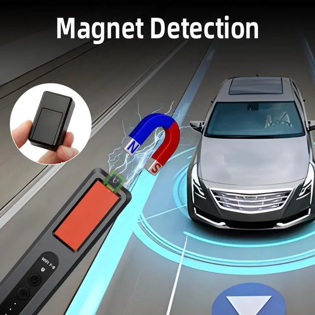 Alt view image 6 of 7 - Hidden Camera Detectors Camera Detector - Magnet Detector Vibration Detecting RF Wireless Signal Scanner for Home/Office/Travel/Hotel, 4 Levels Sensitivity 4 Modes
