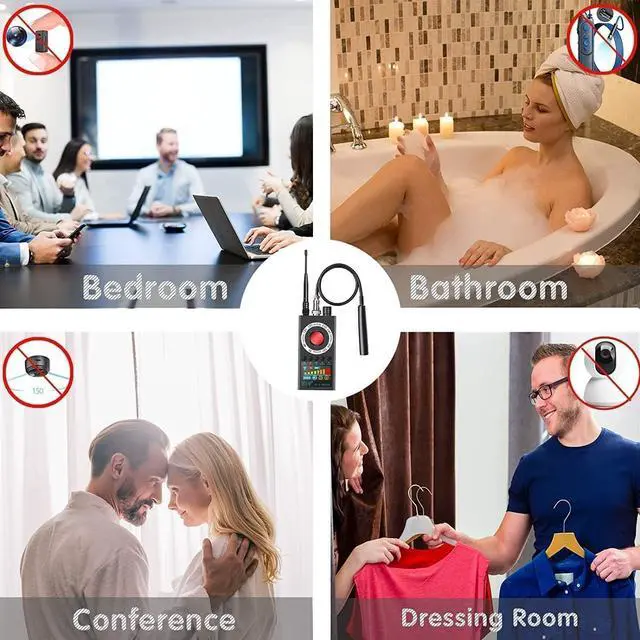 Alt view image 3 of 6 - 2024 Hidden Camera Detectors, Camera Detector,Camera Detector for Hotels,Hidden Camera Detector,Bug and Hidden Camera Detector,Hidden Camera Detectors and Bug Detector,6 Levels Sensitivity