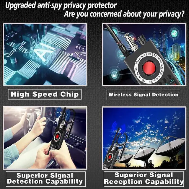 Alt view image 5 of 6 - 2024 Hidden Camera Detectors, Camera Detector,Camera Detector for Hotels,Hidden Camera Detector,Bug and Hidden Camera Detector,Hidden Camera Detectors and Bug Detector,6 Levels Sensitivity