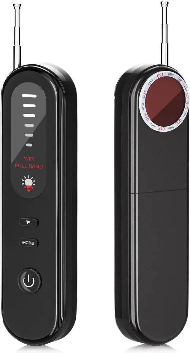 Main image of Hidden Camera Detectors Anti Spy Camera Detector Bug Detector Camera Detector Spy Camera Finder RF Detector Signal Scanner Listening Devices Finder for Hotel, Home, Bathroom, Office, Car, Travel
