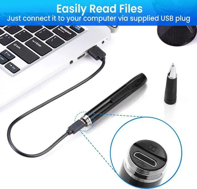 Alt view image 5 of 6 - Pen camera | Mini Spy Camera Hidden Camera with 64G SD Card | 1080p Camera Pen| 200 minutes Battery Life | Rechargeable Hidden Camera Pen, Small Pocket /Nanny Cam, Body Camera with Loop Recording