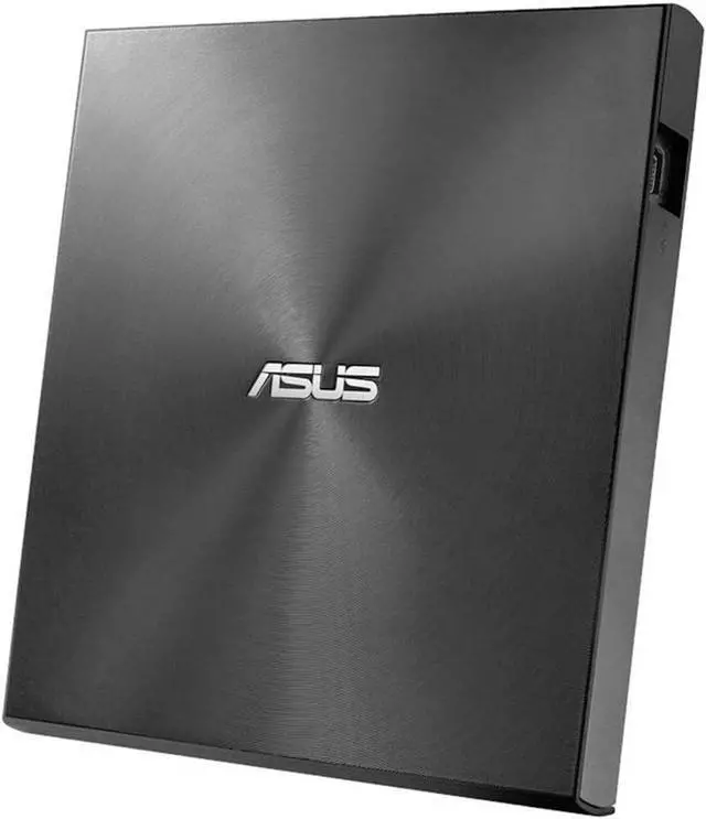 Alt view image 2 of 5 - ZenDrive Black 13mm External 8X DVD/Burner Drive +/-RW with M-Disc Support, Compatible with Both Mac & Windows and Nero BackItUp for Android Devices (USB 2.0 & Type-C Cables Included)