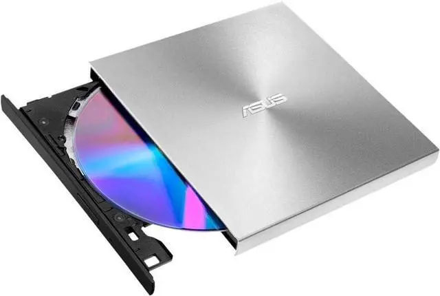 Alt view image 4 of 5 - ZenDrive Silver 13mm External 8X DVD/ Burner Drive +/-RW with M-Disc Support, Compatible with both Mac & Windows and Nero BackItUp for Android devices (USB 2.0 & Type-C cables included)