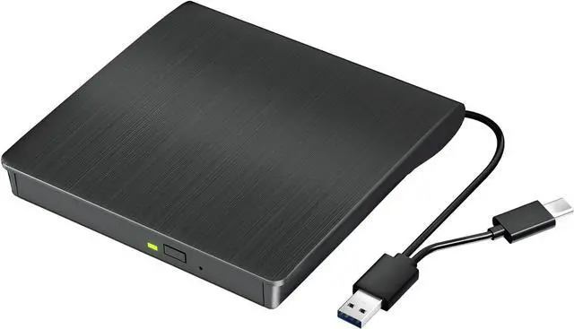 Main image of External Blu-ray Drive BDR-XD08UMB-S Matte-Black Body USB 3.2 Gen1 (USB Type-C) / 2.0 Slim Portable BD/DVD/CD Writer high-Grade Rubber Coating