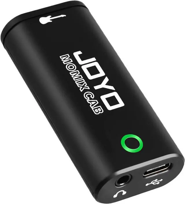 Main image of Guitar Audio Interface Pocket Internal Recording Sound Card with Type-C and Lightning for Live Streaming by Phone and Laptop Plug & Play (MOMIX CAB)