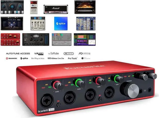 Alt view image 2 of 6 - Focusrite Scarlett 18i8 3rd Gen USB Audio Interface for Recording, Producing and Engineering  High-Fidelity, Studio Quality Recording, with Transparent Playback