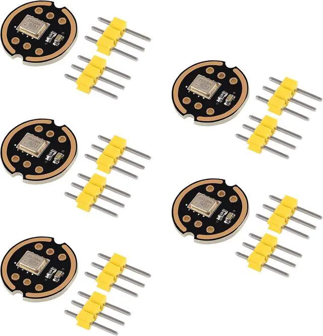 Alt view image 2 of 7 - AITRIP 5Pcs INMP441 Omnidirectional Microphone Module MEMS High Precision Low Power I2S Interface Support ESP32