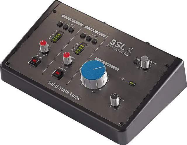 Main image of Solid State Logic SSL 2 USB Audio Interface - 24 bit/192 kHz, 2-in 2-out, with SSL Legacy 4K Analogue Enhancement and included SSL Software Production Pack