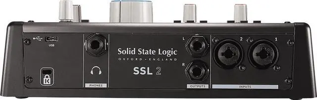 Alt view image 4 of 5 - Solid State Logic SSL 2 USB Audio Interface - 24 bit/192 kHz, 2-in 2-out, with SSL Legacy 4K Analogue Enhancement and included SSL Software Production Pack