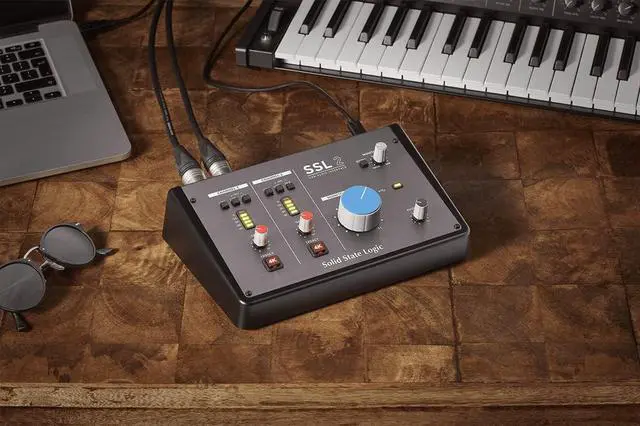 Alt view image 5 of 5 - Solid State Logic SSL 2 USB Audio Interface - 24 bit/192 kHz, 2-in 2-out, with SSL Legacy 4K Analogue Enhancement and included SSL Software Production Pack