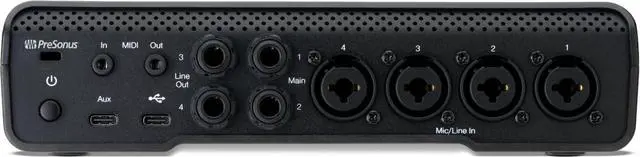 Alt view image 2 of 7 - PreSonus Quantum ES 4 4 x 4, 24-bit / 192 kHz USB-C Audio Interface With 6-Month Studio One+ Membership Included