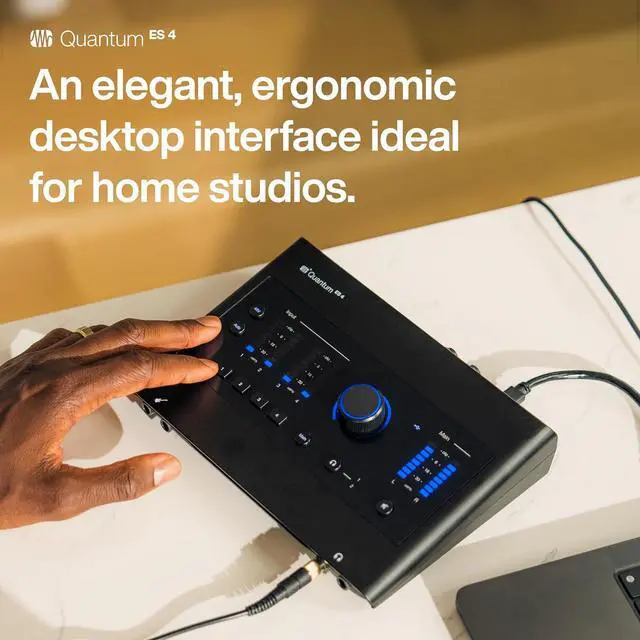 Alt view image 3 of 7 - PreSonus Quantum ES 4 4 x 4, 24-bit / 192 kHz USB-C Audio Interface With 6-Month Studio One+ Membership Included