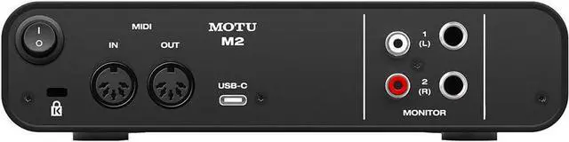 Alt view image 5 of 6 - Motu M2 2x2 USB-C Audio Interface with XLR-XLR Cable Bundle