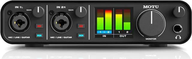 Alt view image 2 of 7 - MOTU M2 2x2 USB-C Audio Interface