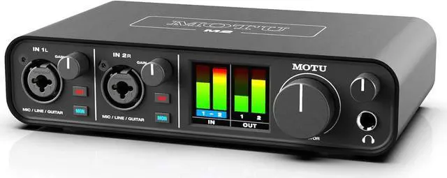 Alt view image 4 of 7 - MOTU M2 2x2 USB-C Audio Interface