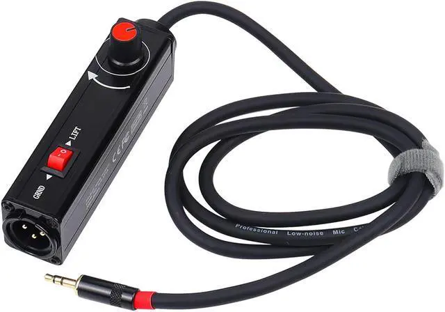 Main image of Pro101A AUX to XLR Isolation Box with Volume Controller and Ground Lift Switch Build-in Cord Length 3.3ft with Detachable 3.5mm Aux Gold Coating Plug (Pro 101A Aux-XLR)