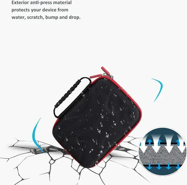 Alt view image 6 of 7 - Aproca Hard Travel Storage Protective Case, for Focusrite Scarlett 2i2 (3rd Gen) USB Audio Interface