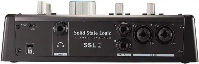 Alt view image 4 of 6 - Ssl SSL-2 Desktop USB Type-C Audio Interface Bundle with Studio Monitor Headphone, MIDI Cable & XLR Cable