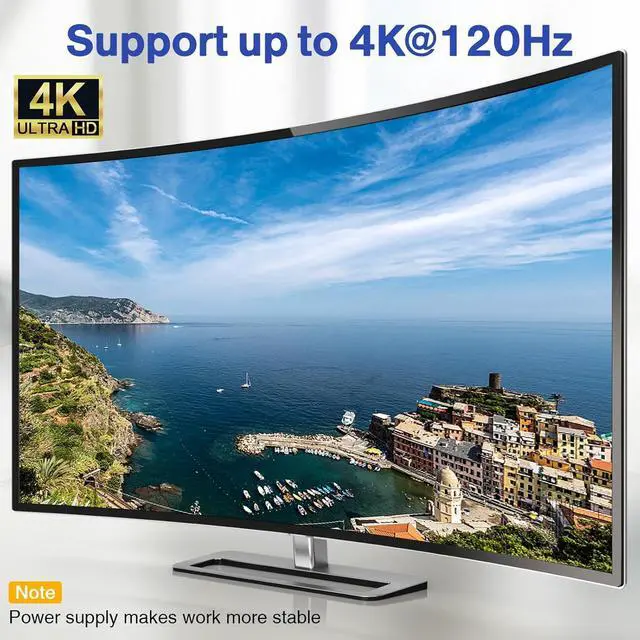 Alt view image 5 of 7 - USB C Switch,Bi-Directional USB C Switcher 2 Laptops,USB Type C KVM Switch 4K@120Hz Video/10Gbps Data Transfer/100W Charging,Compatible with Thunderbolt Device,2.62FT USB-C Cables Included