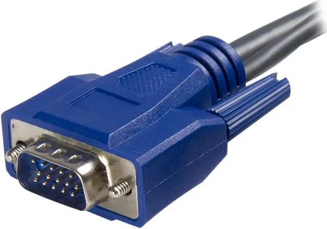 Alt view image 2 of 5 - 6 ft Ultra-Thin USB VGA 2-in-1 KVM Cable (SVUSBVGA6)