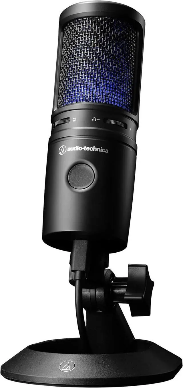Alt view image 3 of 7 - Audio-Technica AT2020USB-X Cardioid Condenser USB Microphone, Black