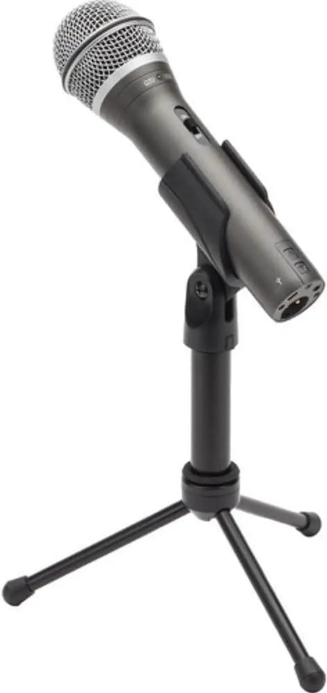Alt view image 3 of 7 - Samson Q2U Recording & Podcasting Pack | Gray Bundled with Shockmount + Pop Filter + Mic Arm + Microfiber Cleaning Cloth (5 Items)
