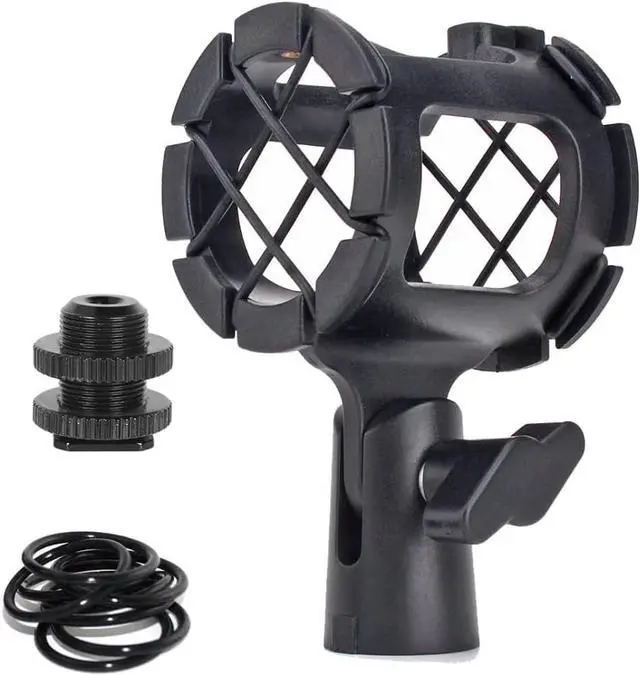 Alt view image 5 of 7 - Samson Q2U Recording & Podcasting Pack | Gray Bundled with Shockmount + Pop Filter + Mic Arm + Microfiber Cleaning Cloth (5 Items)