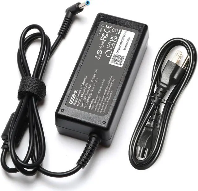 Main image of 65W Laptop Charger for HP EliteBook Charger 840 850 845 830 820 G9 G8 G7 G6 G5 G4 G3 / ProBook 450 430 440 446 455 470 640 650 745 735 725 755 Power Cord