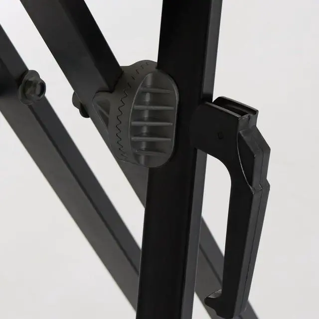 Alt view image 7 of 7 - Portable DJ Table Stand DJ Controller Stand DJ Desk DJ Booth Adjustable Height DJ Stand For Laptop/Synth DJ Mixer Stand with Braced Keyboard Stand w/35 x 17.3 Table Top and Travel Bag