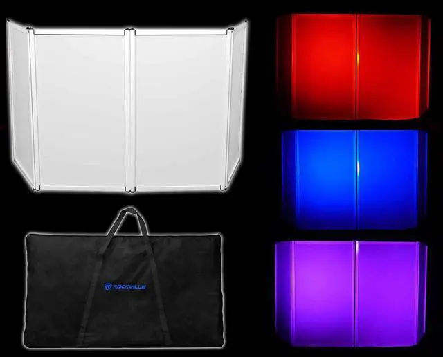 Main image of DJ Event Facade Light Weight Metal Frame Booth+Travel Bag+Scrim,White