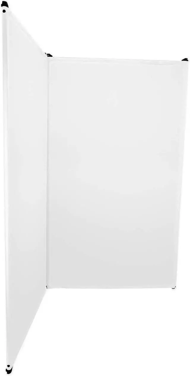Alt view image 3 of 5 - White DJ Facade Extension For  2 Extra Foldable Panels