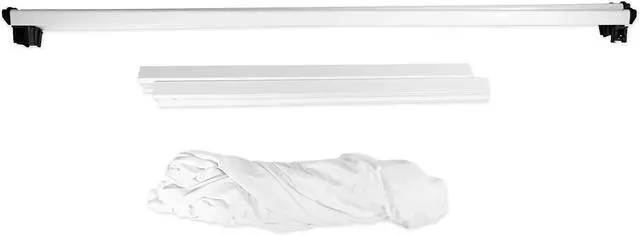 Alt view image 4 of 5 - White DJ Facade Extension For  2 Extra Foldable Panels