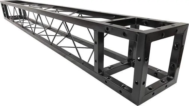Main image of 2 Meter 6.56 ft. Square 8"x8" Black ing Box  Section Bolted