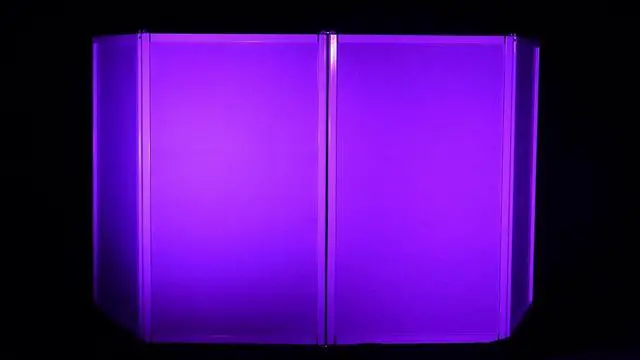 Alt view image 4 of 7 - DJ Event Facade Light Weight Metal Frame Booth+Travel Bag+Scrim,White