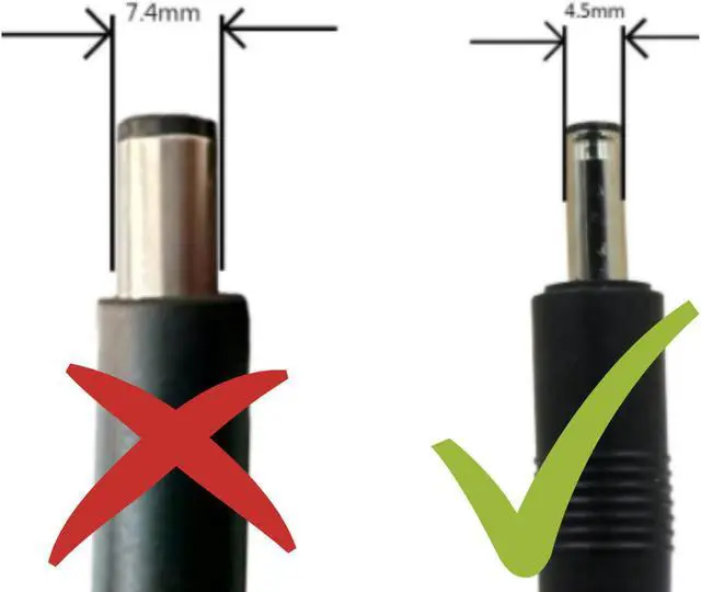 Alt view image 4 of 4 - Dell 90W small pin original charger 4.5*3.0mm, LA90PM111, for Dell Inspiron, Vostro, Optiplex