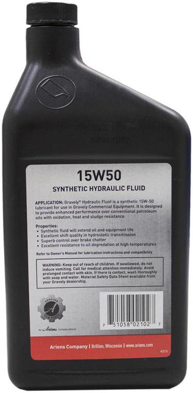 Genuine OEM 32 oz. 15W50 Hydraulic Fluid Ariens Gravely 00057100